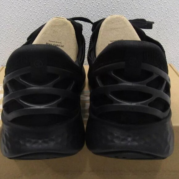 NEW KIZIK Unisex M11.5/W13 Athens Sneakers, Slip-On Heel Lift, Black